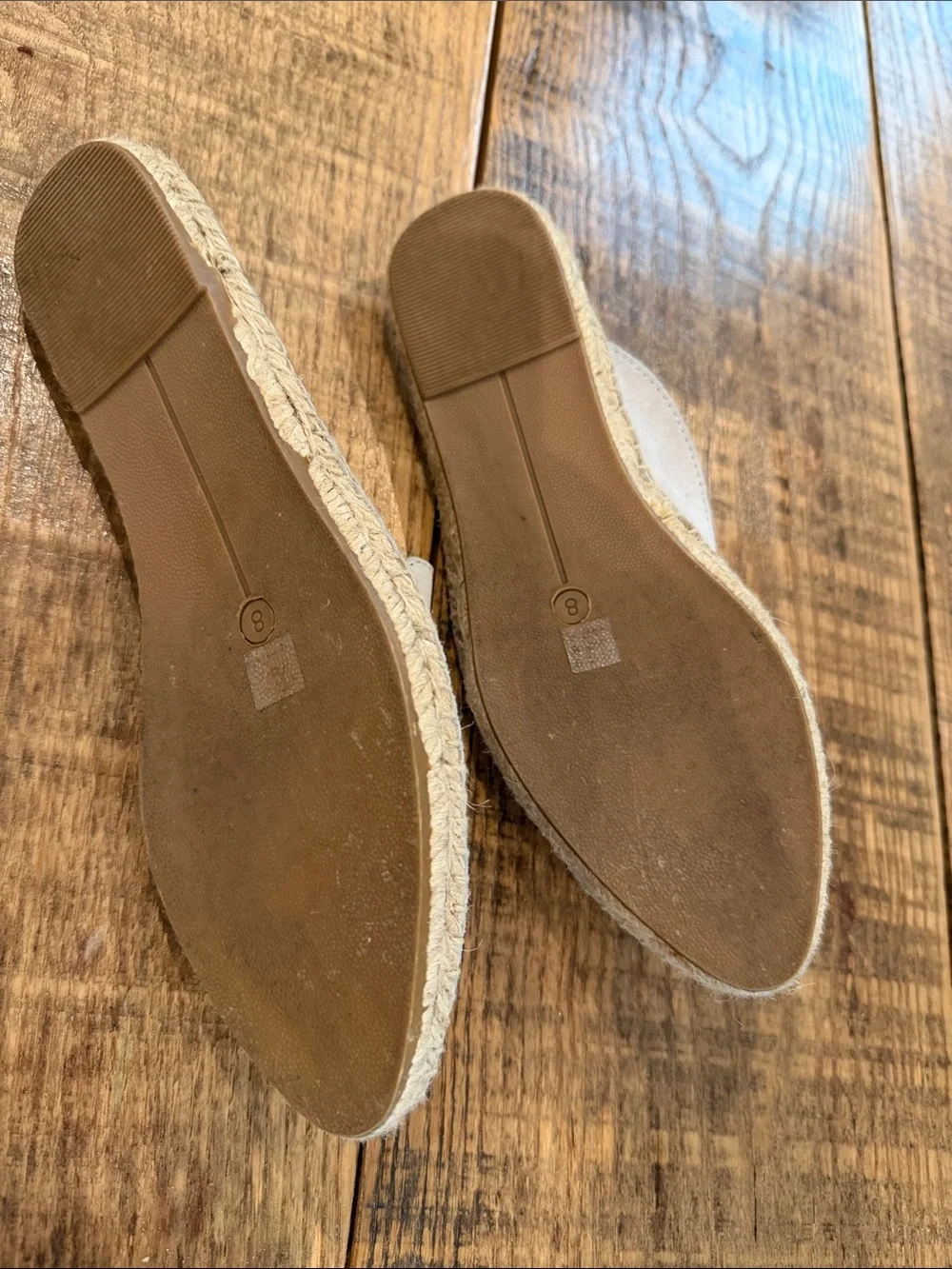 Women’s Suede Slip-On Espadrille Mules - Light Gray, 8